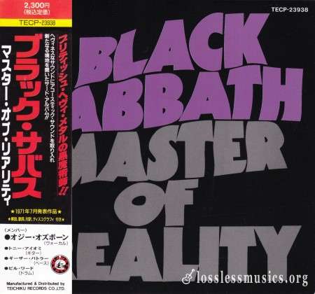 Black Sabbath - Маstеr Оf Rеаlitу (Jарan Editiоn) (1971) (1991)