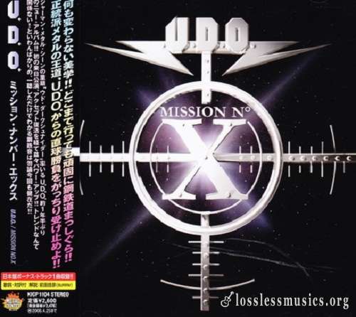 U.D.O. - Mission No. X (Japan Edition) (2005)